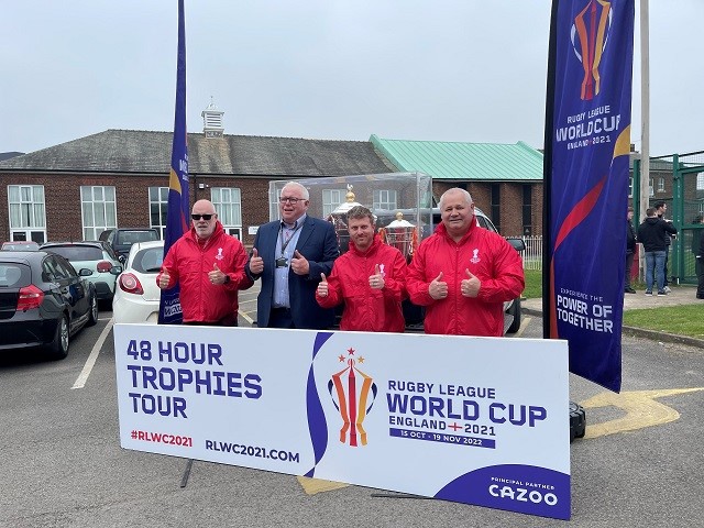 Rugby League World Cup trophy heads to Doncaster