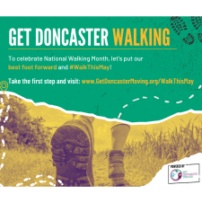 To celebrate National Walking Month, let’s put our best foot forward and #WalkThisMay!