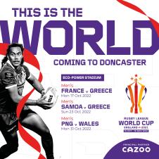 100 days to go until record-breaking Rugby League World Cup begins
