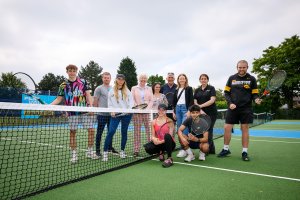 Doncaster Park tennis courts reopen after renovation