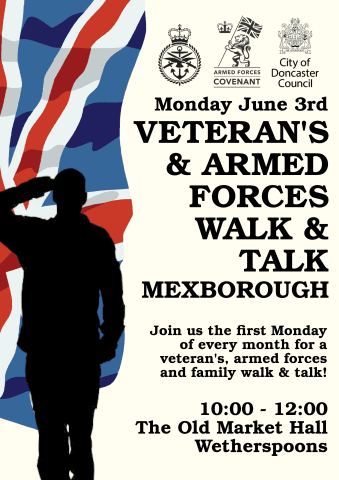 Veteran's and Armed Forces Walk and Talk - Mexborough